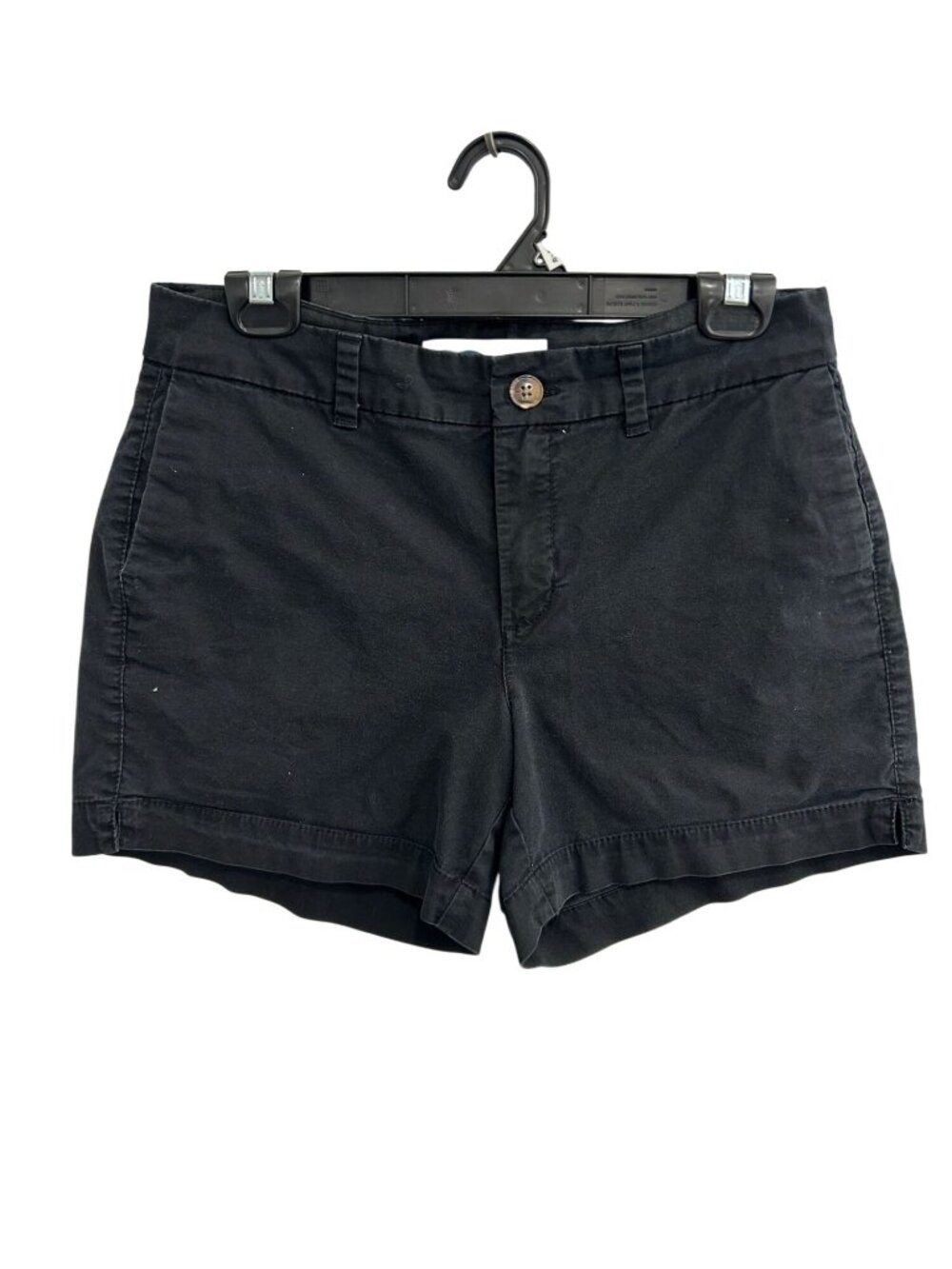 Old Navy 6 Black Everyday Shorts Cotton Blend Casual Minimalist Clean Girl